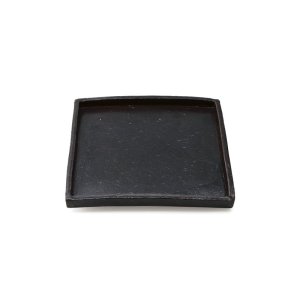 画像1: 【ta・ta・la　ZEN】正角（大）　黒 【ta・ta・la　ZEN】Large Square Plate Black