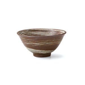 画像1: 【飯碗コレクション】くし目飯碗（大） 【Rice Bowl Collection】Comb pattern Rice Bowl Large