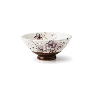 画像1: 【飯碗コレクション】紫小花飯碗（小） 【Rice Bowl Collection】Purple Small Flower Rice Bowl Small