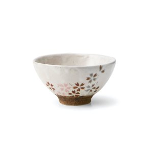 画像1: 【飯碗コレクション】桜ねずみ志野飯碗（小） 【Rice Bowl Collection】Sakuranezumi Shino Rice Bowl Small