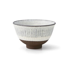 画像1: 【飯碗コレクション】白化粧飯碗（大） 【Rice Bowl Collection】Shirogesho Rice Bowl Large