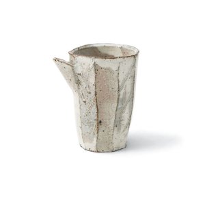 画像1: 【酒器コレクション】粉引面とり　酒器 【Sake Cup Collection】Kohiki chamfer Sake cup