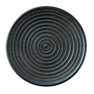 画像1: 廃盤：【SANSUI】波紋皿　天目釉