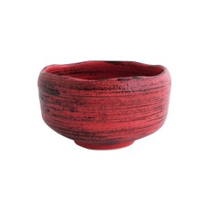 画像1: 2025新作：【茶器コレクション】抹茶碗 赤釉黒巻