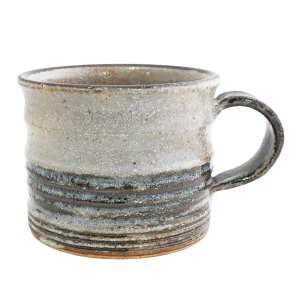 画像1: 2025新作：【マグカップコレクション】横削ぎマグカップ 白志野