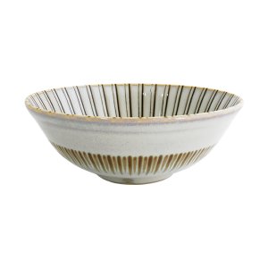 画像1: 廃番：【RANBU -乱舞-】麺鉢　白