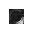 画像1: 【市蔵】黒手引き4.5寸正角皿 【市蔵】Black Hand-drawn 13cm Square Plate (1)