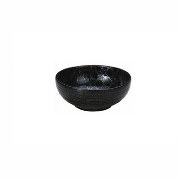 画像1: 【市蔵】黒3.5寸ボウル 【市蔵】Black 16.5cm Bowl (1)