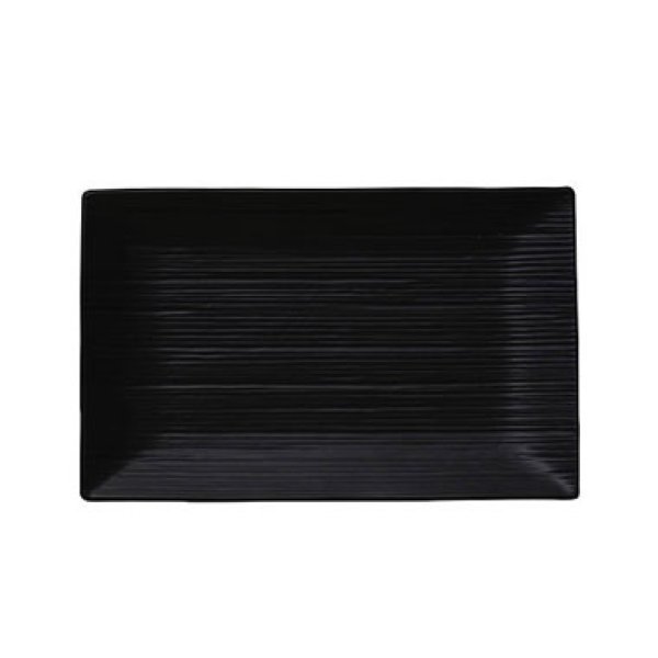 画像1: 【こよみ】黒長角皿（小） 【こよみ】Black Rectangle Plate Small (1)