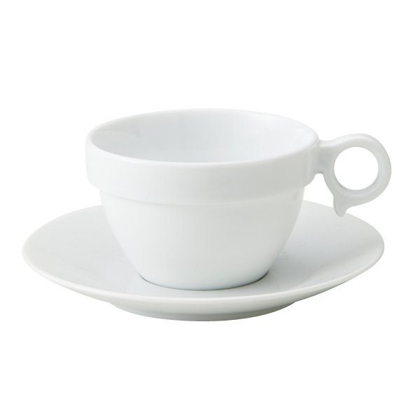 画像1: 【カップ&ソーサーコレクション】MARU　紅茶碗受皿　白 (1)