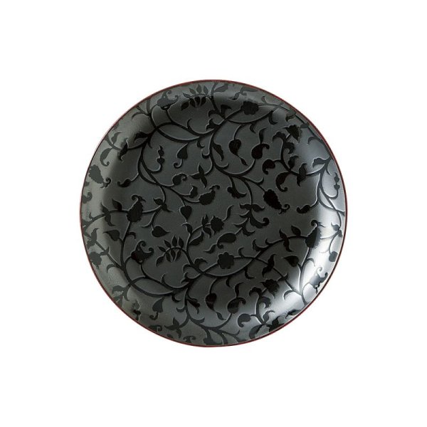 画像1: 【MIWAKU -魅惑-】丸皿（小）　黒 【MIWAKU -魅惑-】Round Plate Small Black (1)