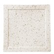 画像1: 【白御影】石目角皿（大） 【SHIROMIKAGE】Stone Square Plate Large (1)