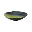 画像1: 【MUSASHI】丸皿（大）　黄緑【MUSASHI】Round Plate Large Yellow-green (1)