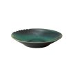 画像1: 【MUSASHI】丸皿（中）　青緑 【MUSASHI】Round Plate Medium Blue-green (1)