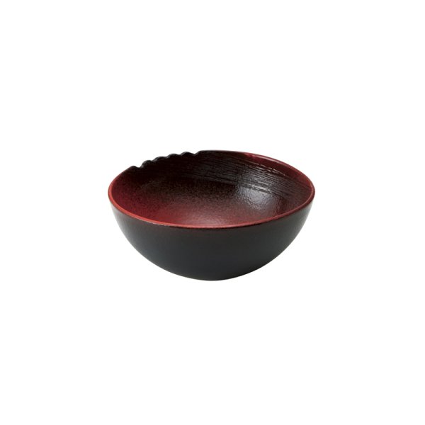 画像1: 【MUSASHI】鉢（大）　赤 【MUSASHI】Bowl Large Red (1)