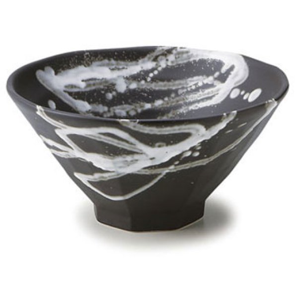 画像1: 【TENGU】7寸丼　黒 【TENGU】21cm Bowl Black (1)