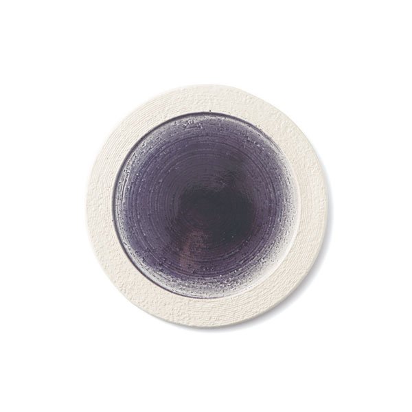 画像1: 【メインプレートコレクション】フラットリムプレート（小）　紫 【Main Plate Collection】Flat Rim Plate Small Purple (1)
