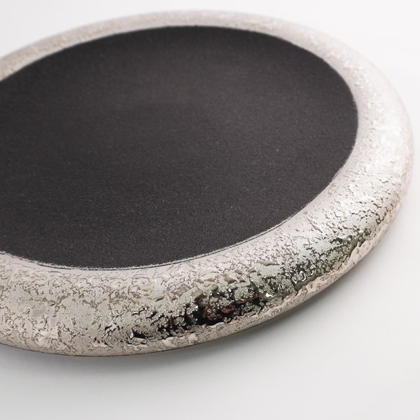 画像4: 【SATURN】厚口皿(大) 銀 (4)