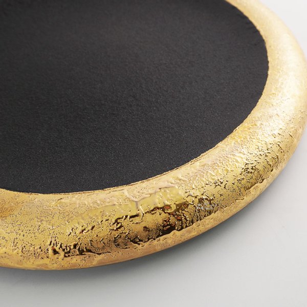 画像4: 【SATURN】厚口皿(大) 金 (4)