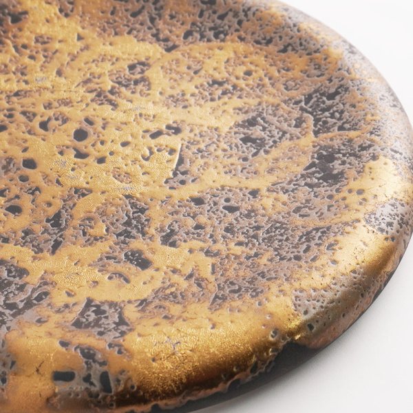 画像4: 【KIN-RAN -金襴-】厚口皿(小) (4)