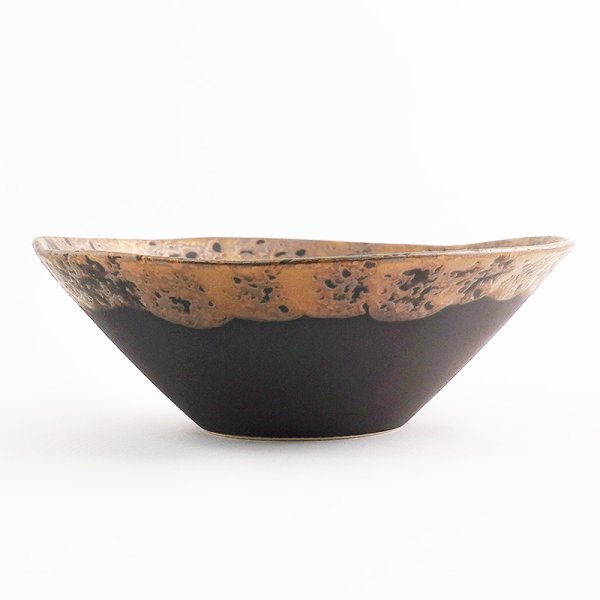 画像2: 【KIN-RAN -金襴-】たわみ鉢(小) (2)