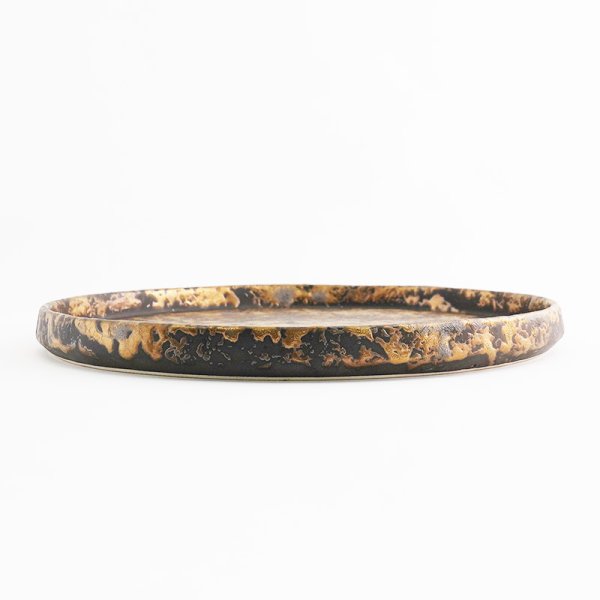 画像2: 【KIN-RAN -金襴-】切立フラットプレート (2)