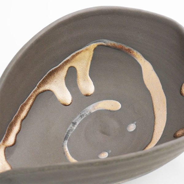 画像5: 【SHAKU】くぼみ鉢 黒 (5)