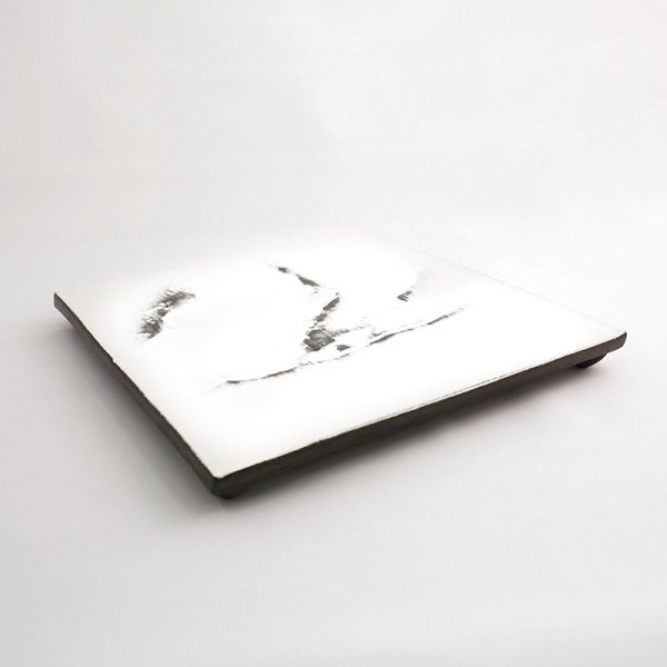 画像4: 【CHITOSE -千歳-】正角皿 白 【CHITOSE -千歳-】Square Plate White (4)