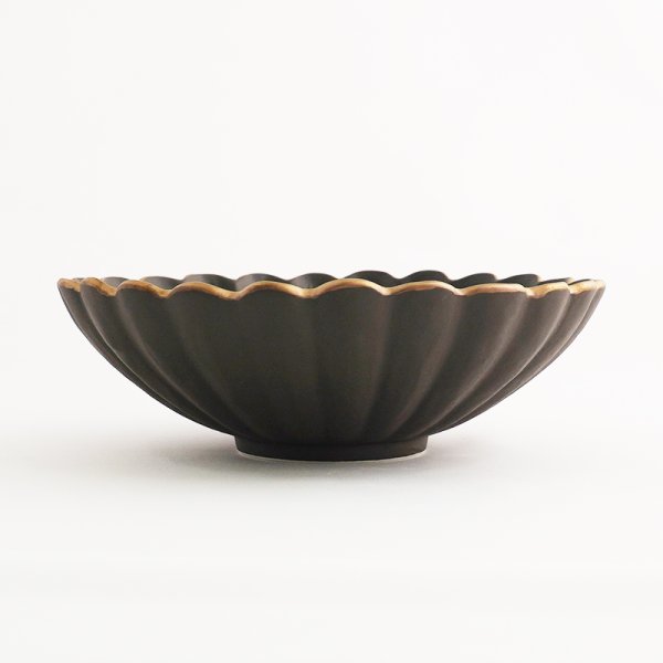 画像2: 【KINKA -金華-】中鉢 黒 【KINKA -金華-】Medium Bowl Black (2)