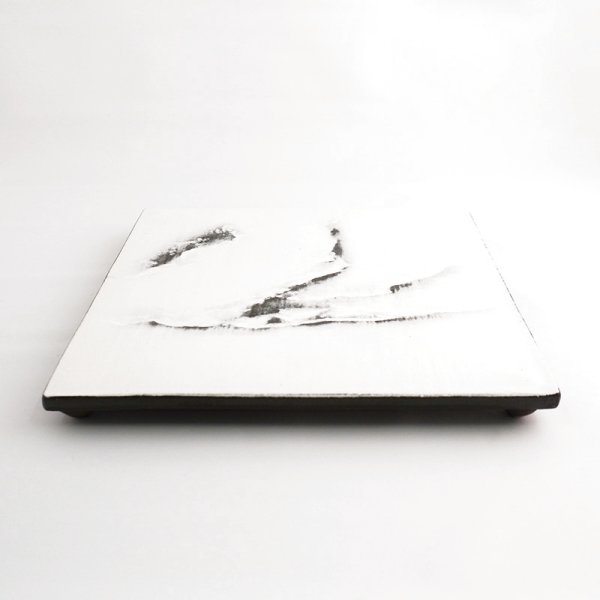 画像3: 【CHITOSE -千歳-】正角皿 白 【CHITOSE -千歳-】Square Plate White (3)