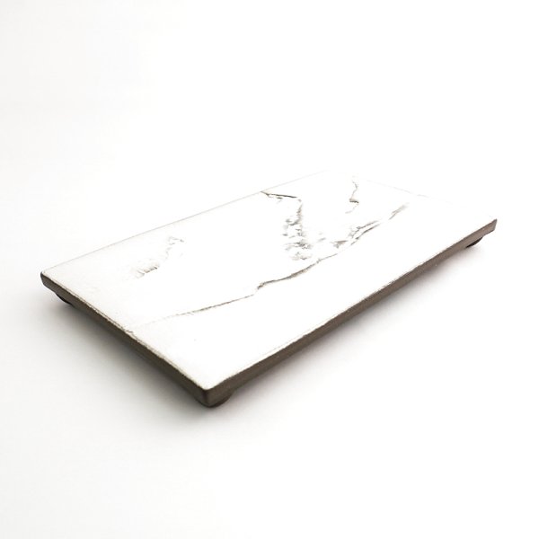 画像4: 【CHITOSE -千歳-】焼物皿 白 【CHITOSE -千歳-】Grilled dish Plate White (4)