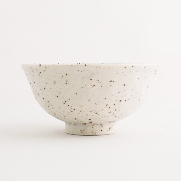 画像2: 廃盤：【白御影】飯碗（大） (2)