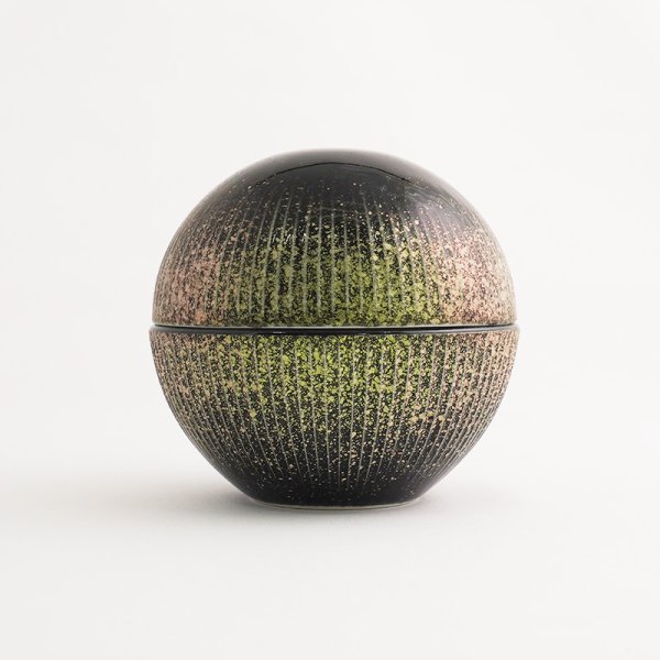 画像2: 【GINGA -銀河-】丸むし碗 緑 【GINGA -銀河-】Round Steam Bowl Green (2)