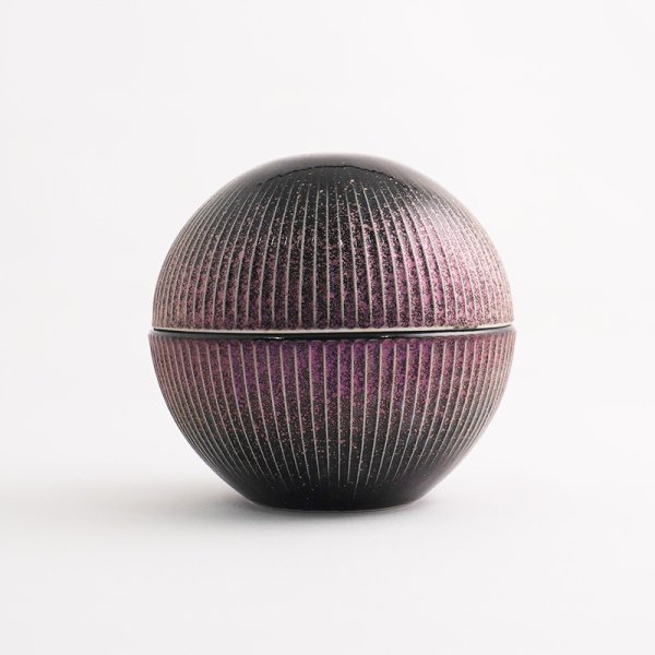 画像2: 【GINGA -銀河-】丸むし碗 紫 【GINGA -銀河-】Round Steam Bowl Purple (2)