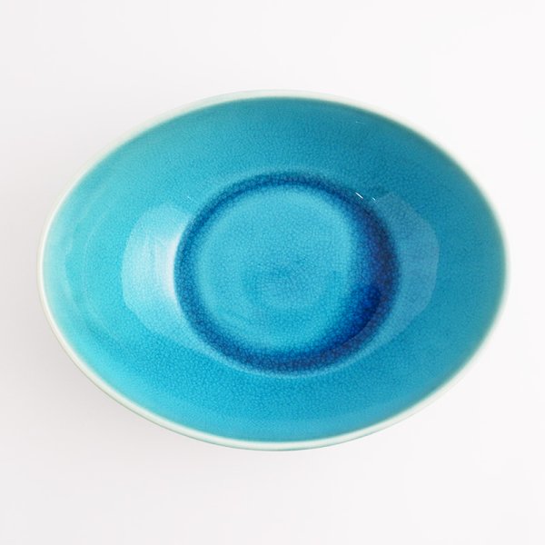 画像5: 【KOHYO -湖氷-】楕円ボウル 青 【KOHYO -湖氷-】Oval Bowl Blue (5)