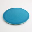 画像4: 【KOHYO -湖氷-】21cmフラットプレート　青 【KOHYO -湖氷-】21cm Flat Plate Blue (4)