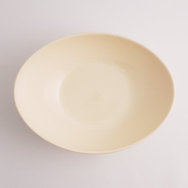 画像5: 【KOHYO -湖氷-】楕円ボウル 白 【KOHYO -湖氷-】Oval Bowl White (5)
