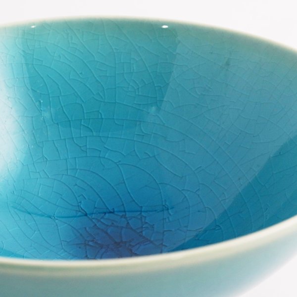 画像4: 廃盤：【KOHYO -湖氷-】茶碗　青 (4)
