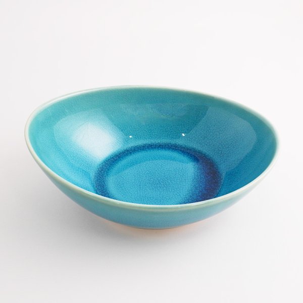 画像4: 【KOHYO -湖氷-】楕円ボウル 青 【KOHYO -湖氷-】Oval Bowl Blue (4)
