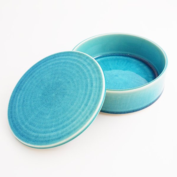 画像4: 【KOHYO -湖氷-】ふたもの 蓋 青 【KOHYO -湖氷-】Futamono Blue (4)