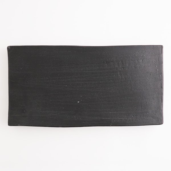 画像3: 【ta・ta・la　BAN】細長皿（中）　黒 【ta・ta・la　BAN】Long Narrow Plate (medium) Black (3)