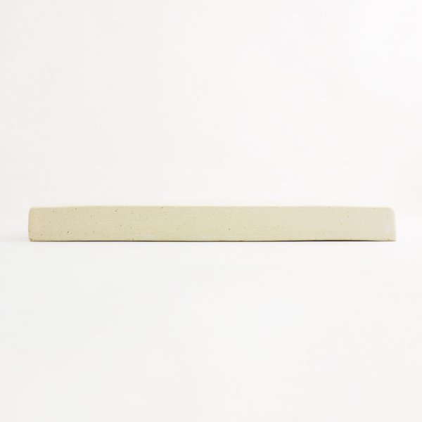 画像2: 【ta・ta・la BAN】細長皿(中) 白 【ta・ta・la BAN】Long Narrow Plate (medium) White (2)