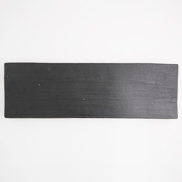 画像3: 【ta・ta・la BAN】細長皿(大) 黒 【ta・ta・la BAN】Long Narrow Plate (large) Black (3)