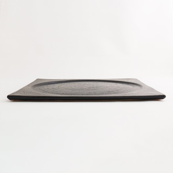 画像2: 【ta・ta・la　BASE】角皿　黒 【ta・ta・la　BASE】Square Plate Black (2)