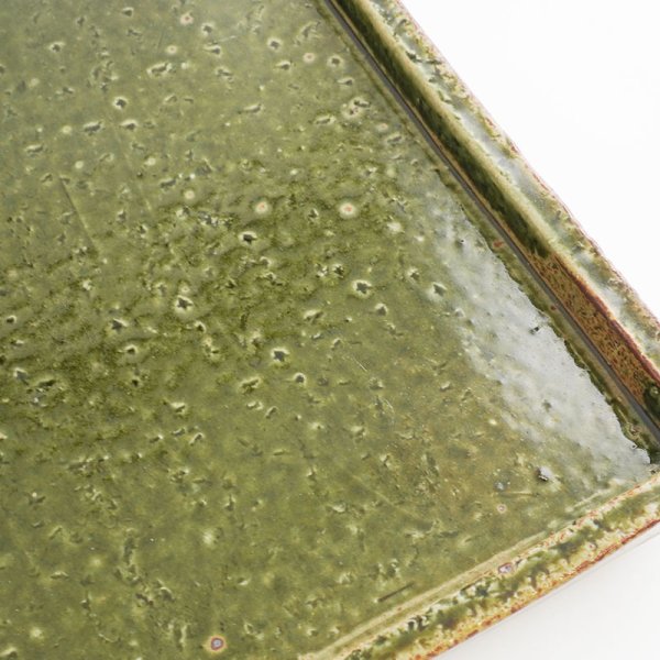 画像5: 【ta・ta・la　ZEN】正角（大）　織部 【ta・ta・la　ZEN】Large Square Plate Oribe (5)