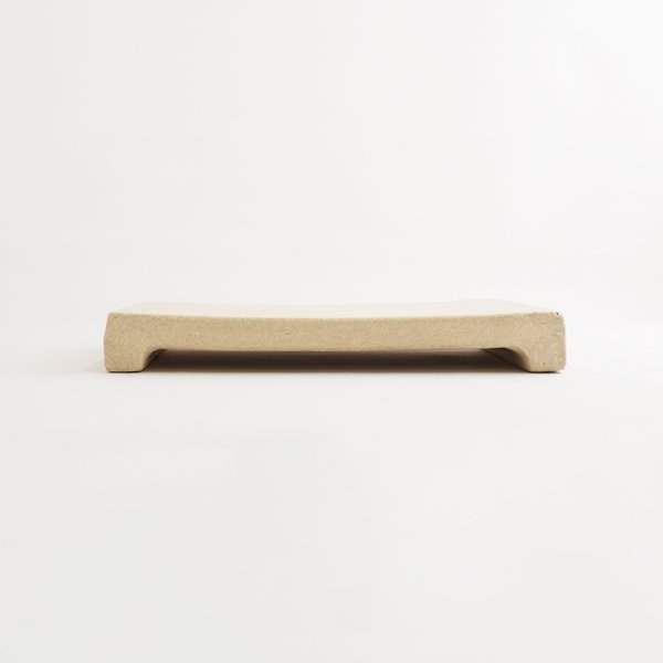 画像2: 【DAN-DAN】段皿(小) 白 【DAN-DAN】Small Step Plate White (2)