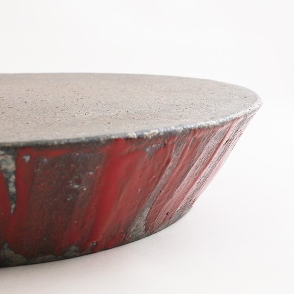 画像6: 【YAMATO】丸台皿 赤 【YAMATO】Round Step Plate Red (6)