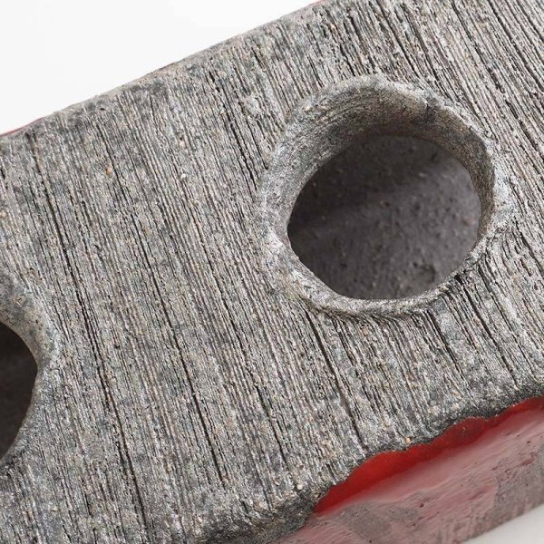 画像6: 【YAMATO】二つ穴 赤 【YAMATO】Two holes Plate Red (6)