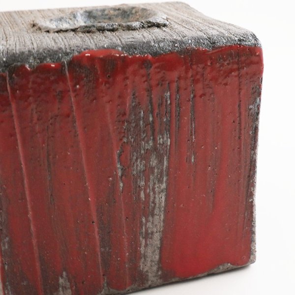 画像8: 【YAMATO】一つ穴 赤 【YAMATO】One hole Plate Red (8)