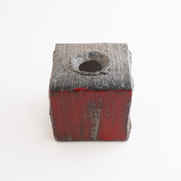 画像3: 【YAMATO】一つ穴 赤 【YAMATO】One hole Plate Red (3)